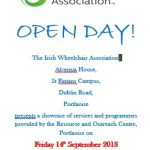 Irish Wheelchair Association Open Day – September 14th 2018 🗓 🗺